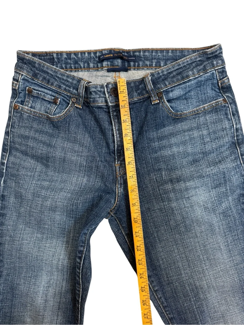 Levi’s Mid Rise Skinny Jeans Women’s 12 Medium Wash Stretch Denim - Picture 3 of 10
